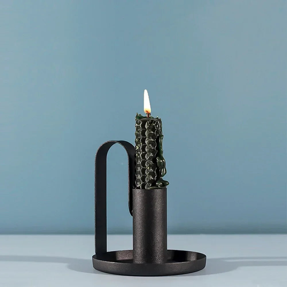 Selene – Iron Candle Holder